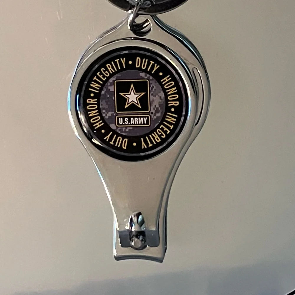 US ARMY Official Keychain Nail Clippers U.S. Army Army Logo Emblem NWT